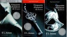 Libri Cinquanta sfumature. E L James. Oscar Mondadori. Omnibus. 2013. Rari.
