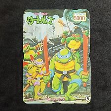 Go Turtles!! N. 5 Takara 1994 Japanese Teenage Mutant Ninja Turtles Card 