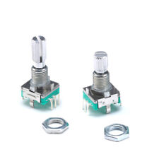 EC11 Encoder Rotante Interruttore Potenziometro Digitale 5Pin Manico Prugna 15mm 20mm