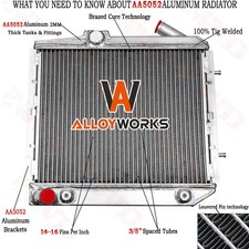 2 Row Radiator For Renault 5
