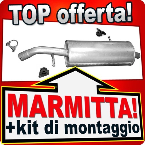 Silenziatore posteriore per - posteriore,