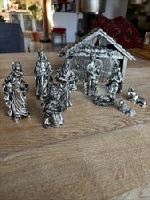Collegio. Silver Company Presepe Natività 11 Pezzi Set Natività Vintage