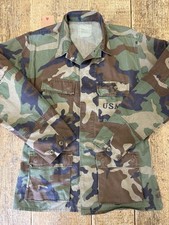 Giacca Coat Military Usa USMC ARMY Woodland Camouflage Pattern Combat Medium L