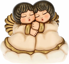 - Coppia Angeli Su Nuvola - Ceramica - Linea Natale - Living, Arredare La Casa -