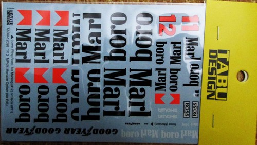 Decal 12098 mclaren - 1/12,