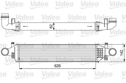 Intercooler valeo 818623 - intercooler, per