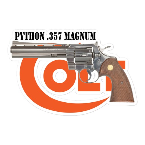 Adesivo colt python 357 - adesivo,