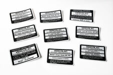 Adesivo Colore VERCOLAC Alfa Romeo ALFETTA GIULIETTA GTV GTV6 Alfa 6 90 75