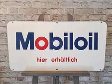 Insegna smaltata MOBILOIL