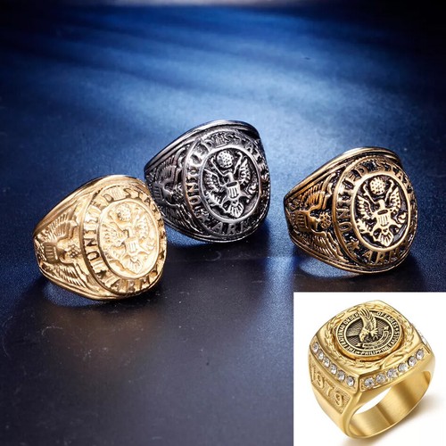 Anello uomo biker aquila - uomo,