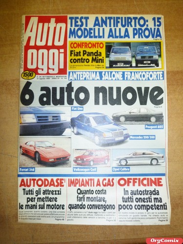Auto oggi anno - -,
