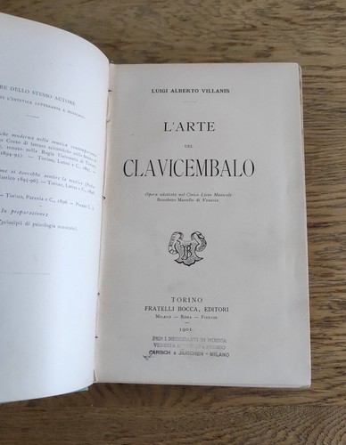 Arte del clavicembalo - del,