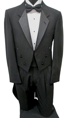 Costume smoking nero con
