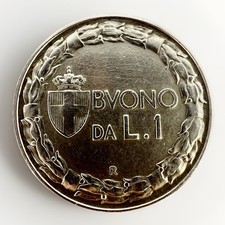 Italy 1 Lire, 1923 Vittorio