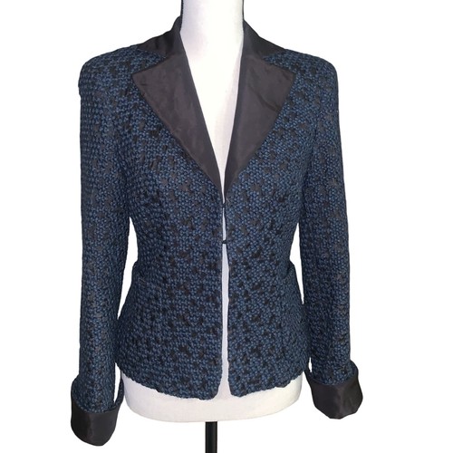 Blazer akris lana seta blu - akris,