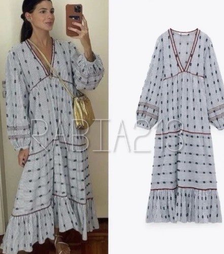 Abito maxi caftano zara - abito,