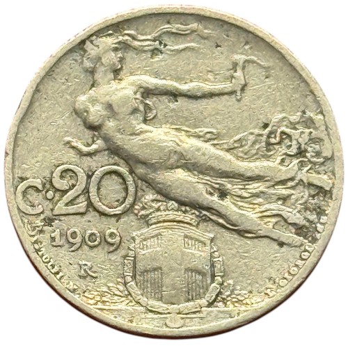 Centesimi 1909 libertà - 20,