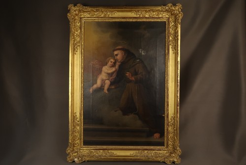 Antico dipinto olio