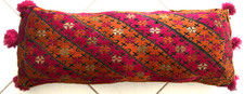 Cuscino antico Suzani ricamato