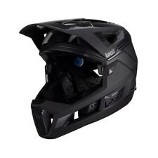 casco integrale mtb 4.0 enduro con mentoniera removibile stealth nero LEATT bici