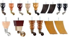 4x Gambe per Divano in Legno
