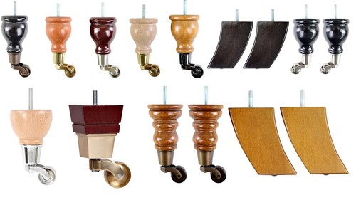 Gambe per divano legno - in,