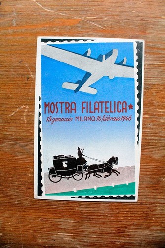 Cartolina commemorativa mostra - cartolina,