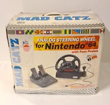 Mad Catz Volante Analogico per Nintendo 64 con Pedali