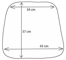 SET 2 PZ CUSCINO SEDUTA MONO