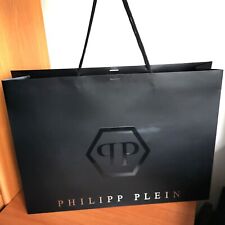 shopping bag PHILIPP PLEIN busta negozio carta acquisti scarpe felpa maglietta