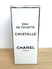CHANEL CRISTALLE Eau de Toilette Splash 100ml 3.4 Scatola Sigillata Francia Vintage Nuovo