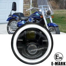 Faro proiettore moto 7" led