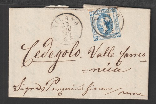 Regno italia lettera - d,