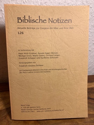 Biblische notizen aktuelle - ,