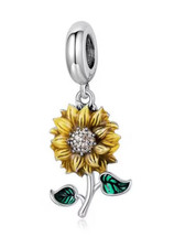 Ciondolo Girasole S925 Argento
