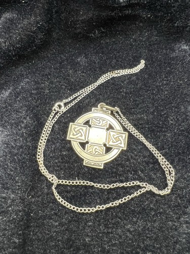 Collana croce celtica argento