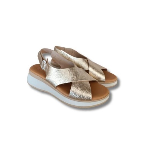 Sandaletto incrociato platino - sandaletto,