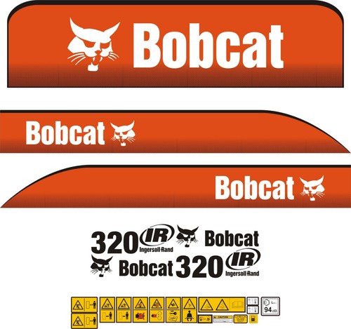Set decalcomanie bobcat 320 - set,