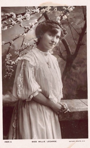 Postcard edwardian actress - postcard,