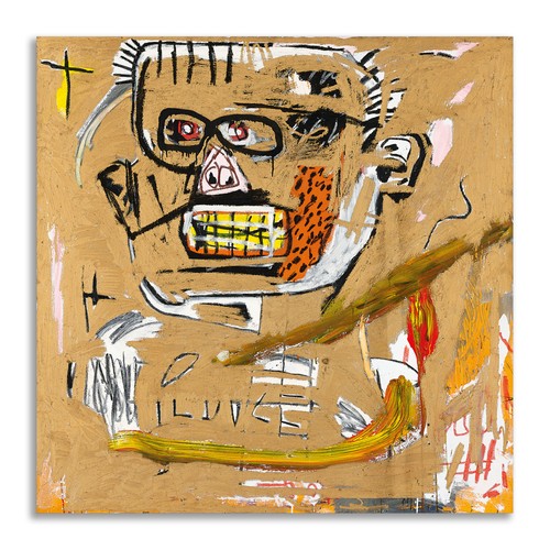 Quadro basquiat stampa tela - quadro,