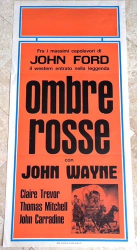 Ombre rosse stagecoach wayne - rosse,