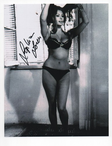 Foto autografa firmata sophia - foto,