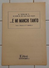 SPARTITO E MI MANCHI TANTO GLI