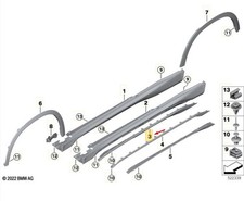 BMW X1 U11 côté gauche de la