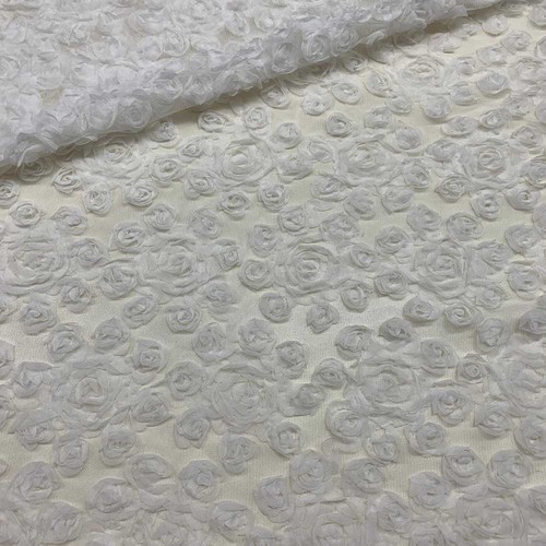 Tessuto tulle ricamato - tessuto,