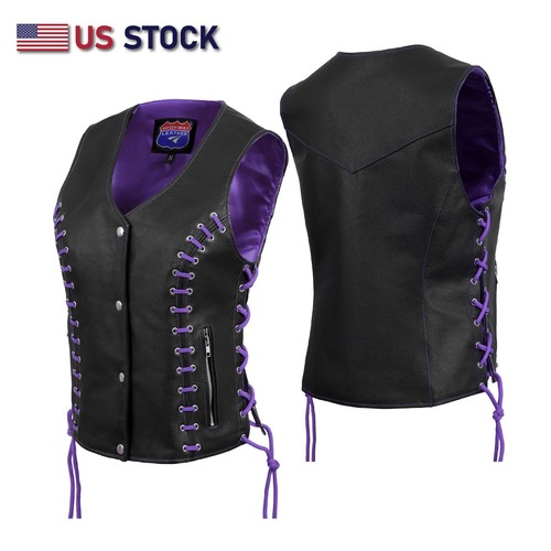 Hl14859purpleeyelet gilet - hl14859purpleeyelet,