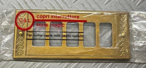 Placca bronzo fori serie - placca, in