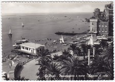 GENOVA CITTÀ 569 PEGLI - CLUB VELA - REGATA di VELE Cartolina VIAGGIATA 1956