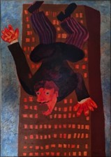 BORGHESE FRANZ OLIO SU TELA 50X70