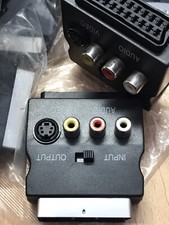Scart AV Adattatore Rca Svideo In Out
